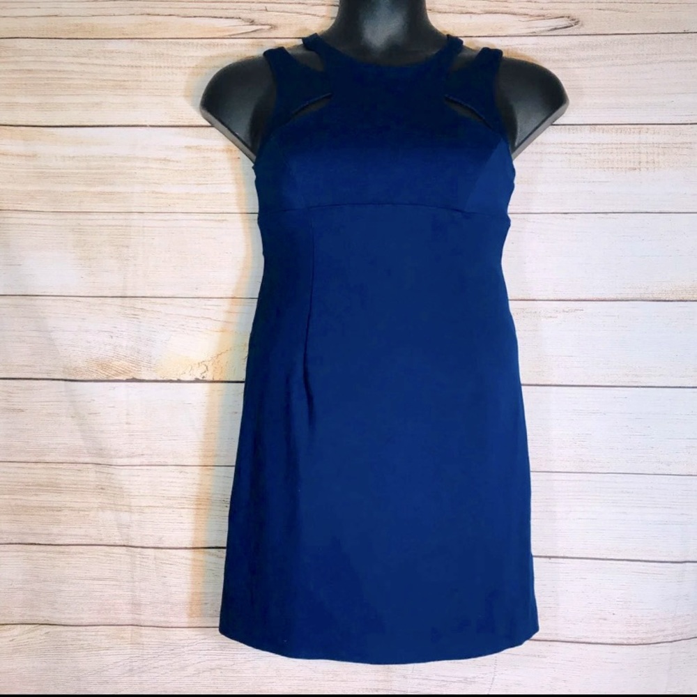 Betsey Johnson blue dress sz4